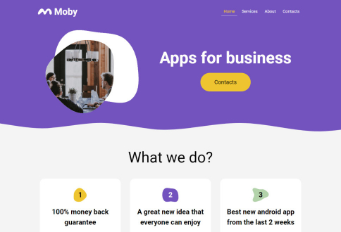 Bootstrap style/Moby
